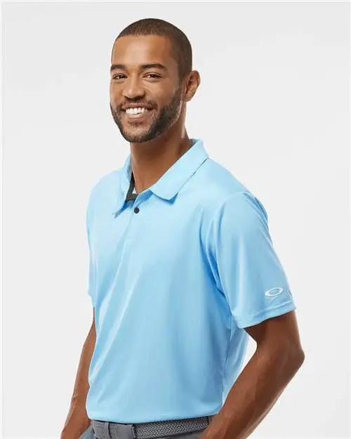 Oakley Foa402993 Team Issue Hydrolix Polo - Carolina Blue