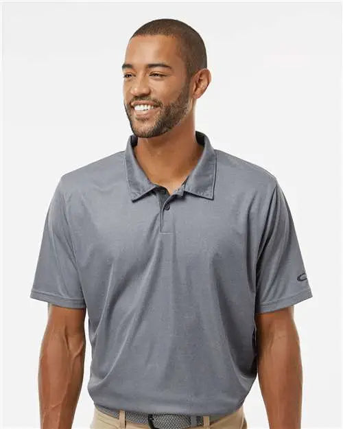 Oakley Foa402993 Team Issue Hydrolix Polo - New Granite Heather