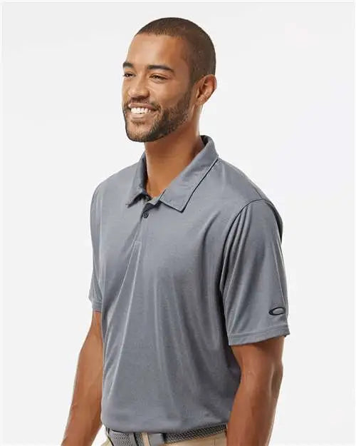 Oakley Foa402993 Team Issue Hydrolix Polo - New Granite Heather
