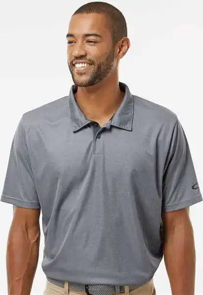 Oakley Foa402993 Team Issue Hydrolix Polo New Granite Heather