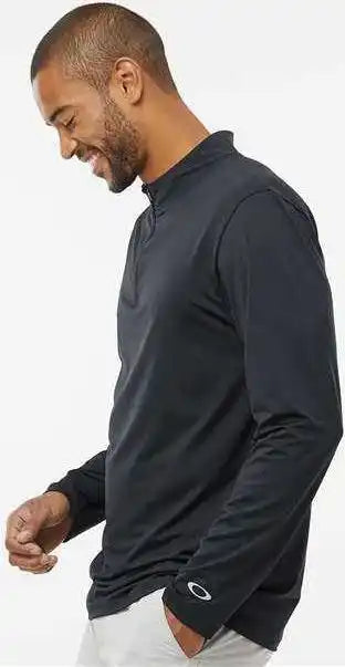 Oakley Foa402997 Team Issue Podium Quarter-zip Pullover - Blackout