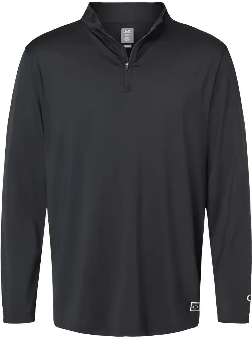 Oakley Foa402997 Team Issue Podium Quarter Zip Pullover Blackout