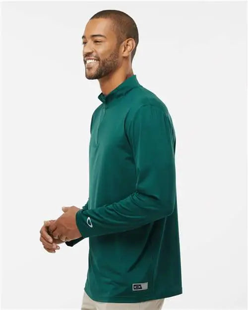 Oakley Foa402997 Team Issue Podium Quarter-zip Pullover - Fir