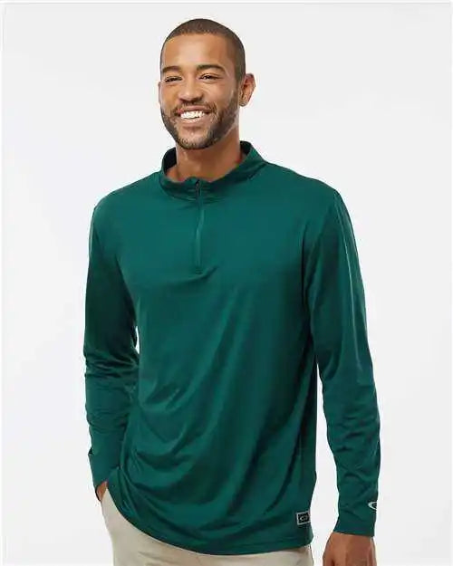 Oakley Foa402997 Team Issue Podium Quarter-zip Pullover - Fir