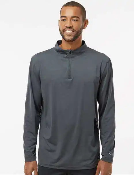 Oakley Foa402997 Team Issue Podium Quarter-zip Pullover - Forged Iron