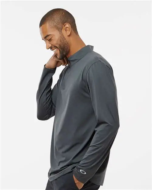 Oakley Foa402997 Team Issue Podium Quarter-zip Pullover - Forged Iron