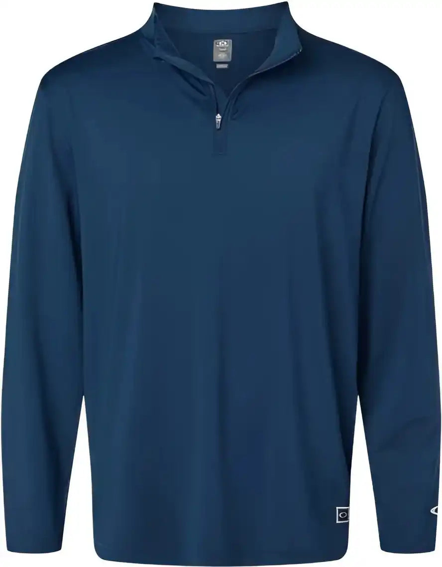 Oakley Foa402997 Team Issue Podium Quarter Zip Pullover Navy