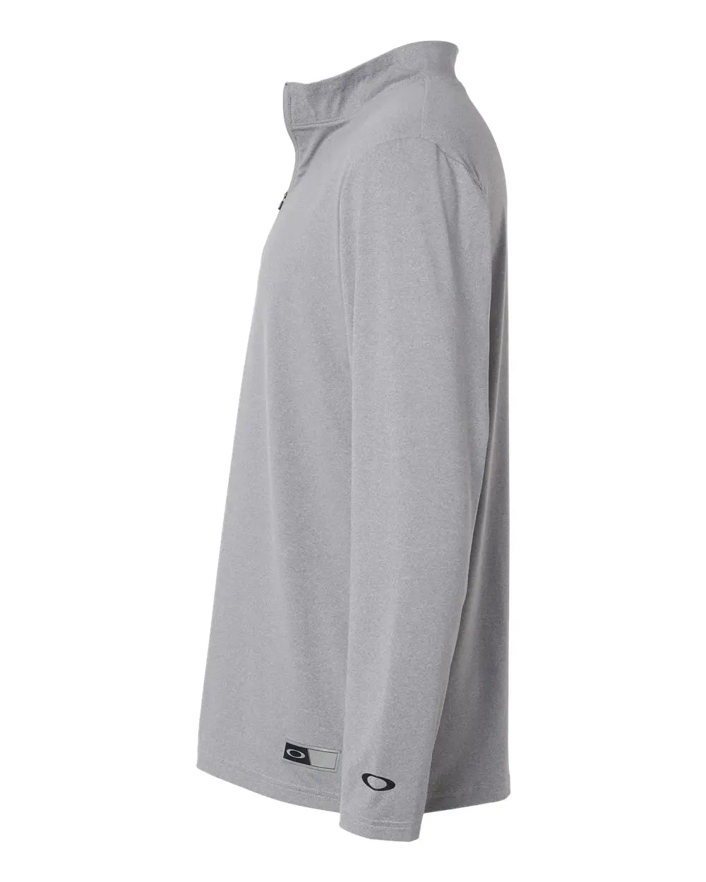 Oakley Foa402997 Team Issue Podium Quarter-zip Pullover - New Granite Heather