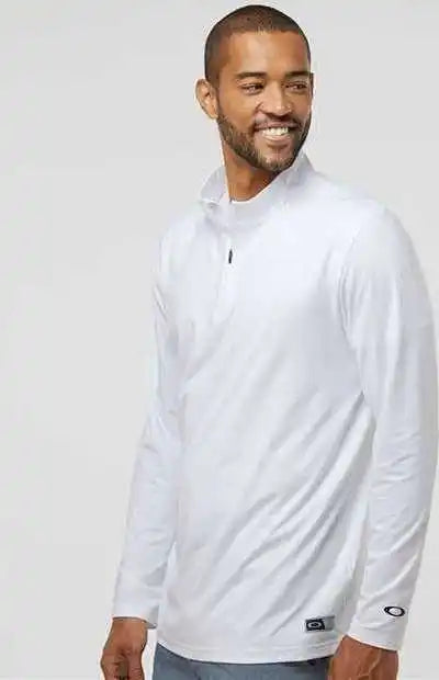 Oakley Foa402997 Team Issue Podium Quarter-zip Pullover - White