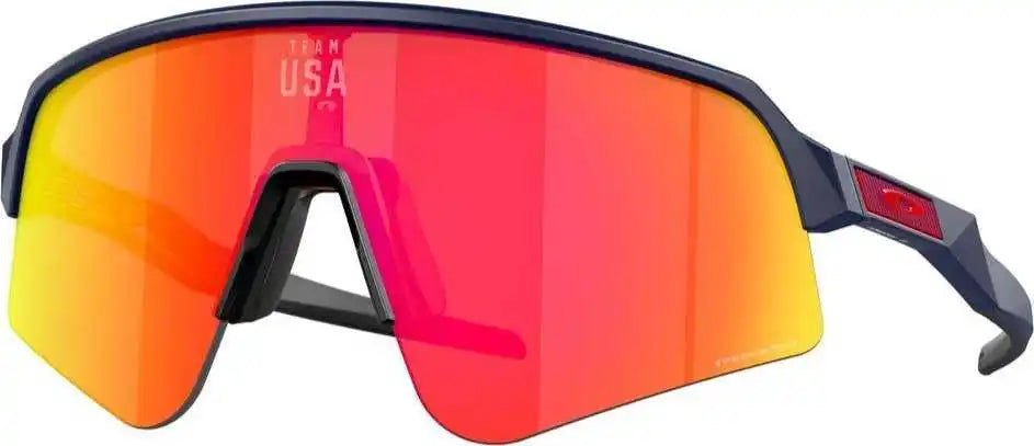 Oakley Sutro Lite Sweep 9465 Team Usa Sunglasses - Matte Navy Prizm Ruby - Gold / one Size Fits Most