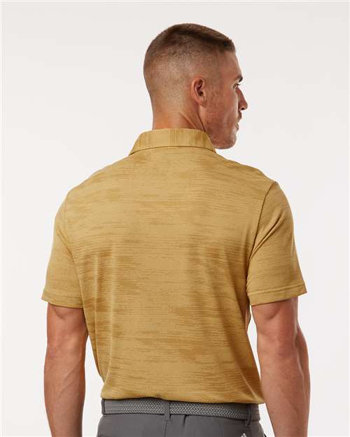 Oat/ Golden Beige Ultimate365 Textured Stripe Polo - A2005