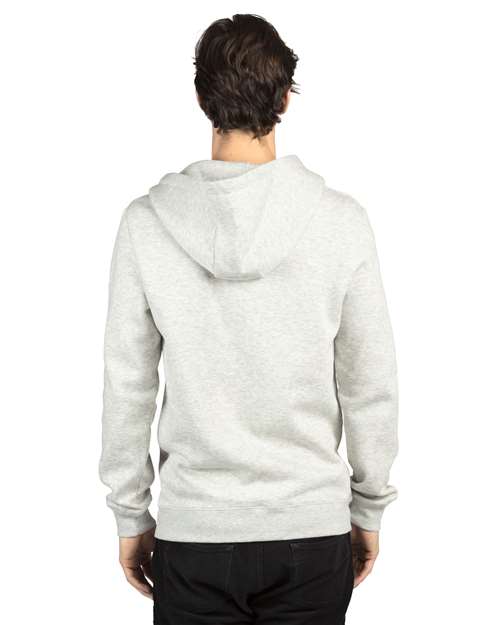 Oatmeal Heather Fleece Full-Zip Hooded Sweatshirt - 320Z