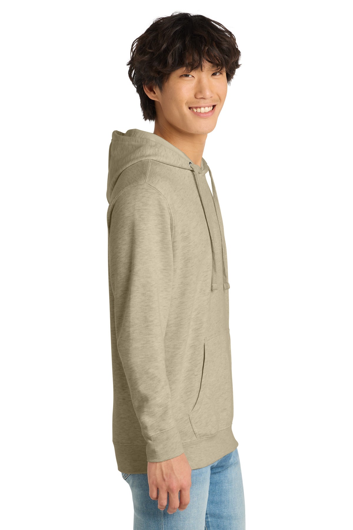 Oatmeal Hthr District V.I.T. Fleece Hoodie DT6100