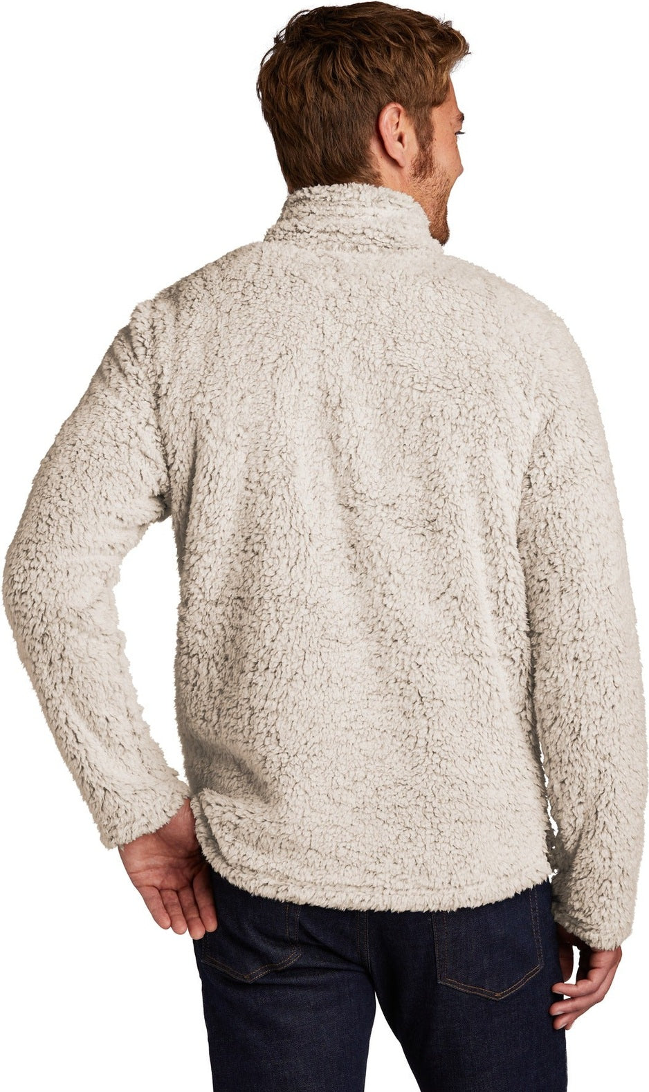 Oatmeal Hthr Port Authority Cozy 1/4-Zip Fleece F130