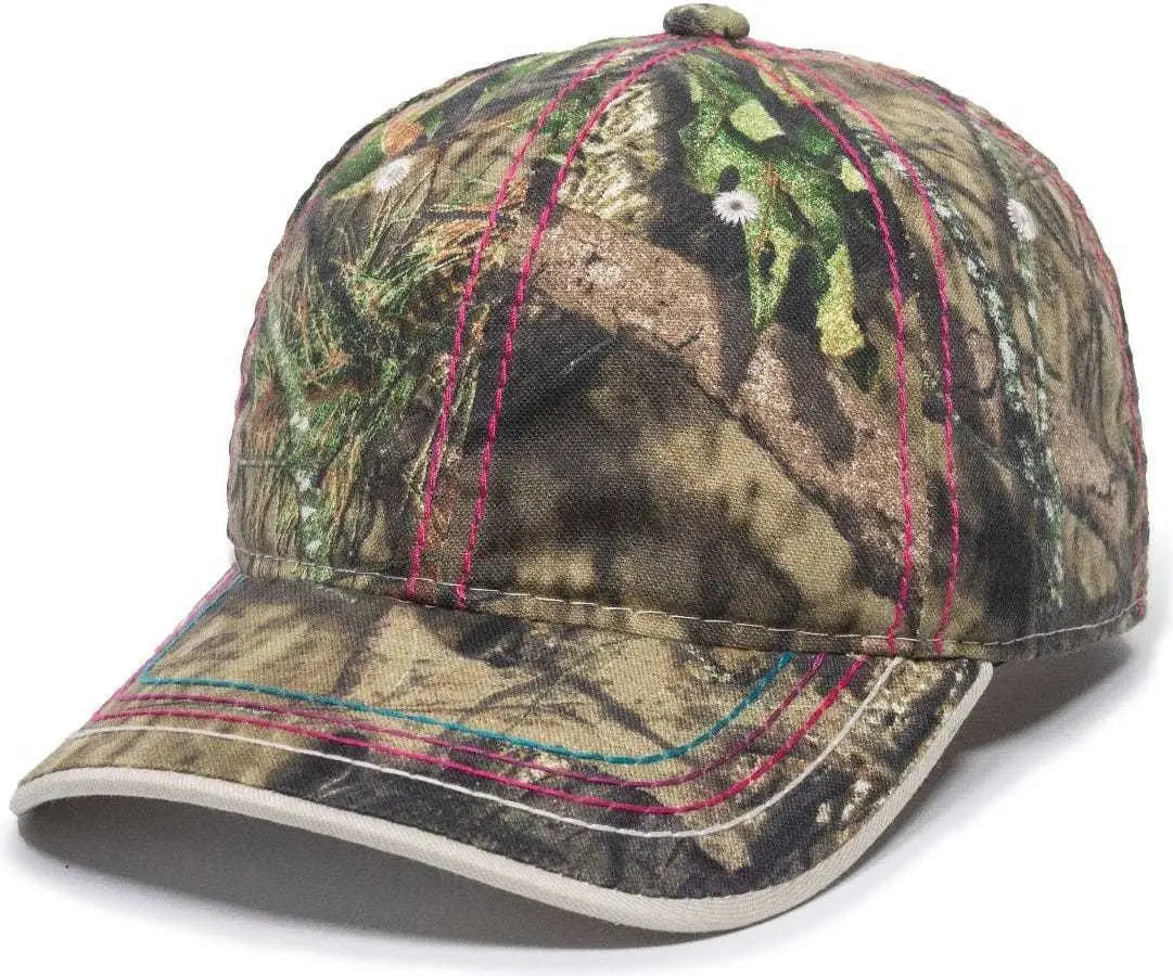 Oc Sports 101lds Adjustable Ladies Fit Cap - Mossy Oak Break-up Country - 6 7/8’’ - 7 1/2’’