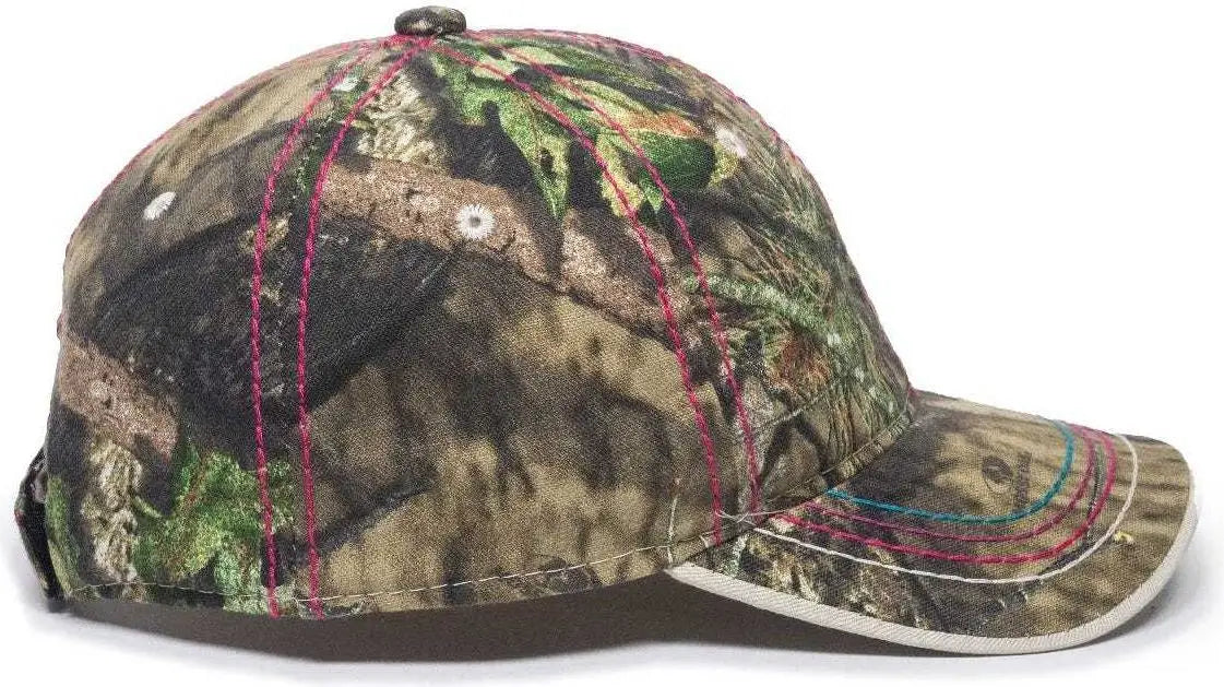 Oc Sports 101lds Adjustable Ladies Fit Cap - Mossy Oak Break-up Country - 6 7/8’’ - 7 1/2’’