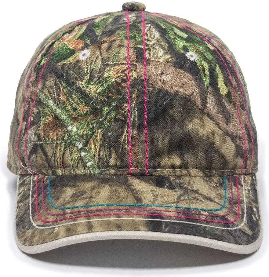Oc Sports 101lds Adjustable Ladies Fit Cap - Mossy Oak Break-up Country - 6 7/8’’ - 7 1/2’’