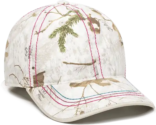 Oc Sports 101lds Adjustable Ladies Fit Cap - Realtree Xtra Snow - 6 7/8’’ - 7 1/2’’