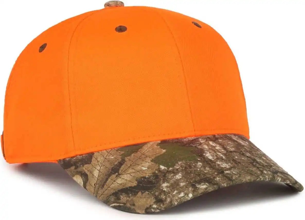 Oc Sports 202is Adjustable Cap that is Easily Visible - Blaze Realtree Apx - Osfm