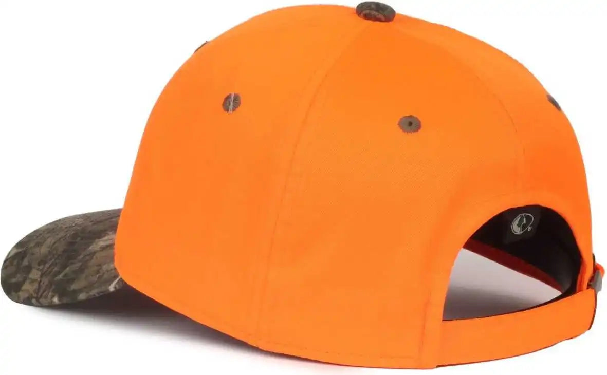 Oc Sports 202is Adjustable Cap that is Easily Visible - Blaze Mossy Oak Country Dna - Osfm