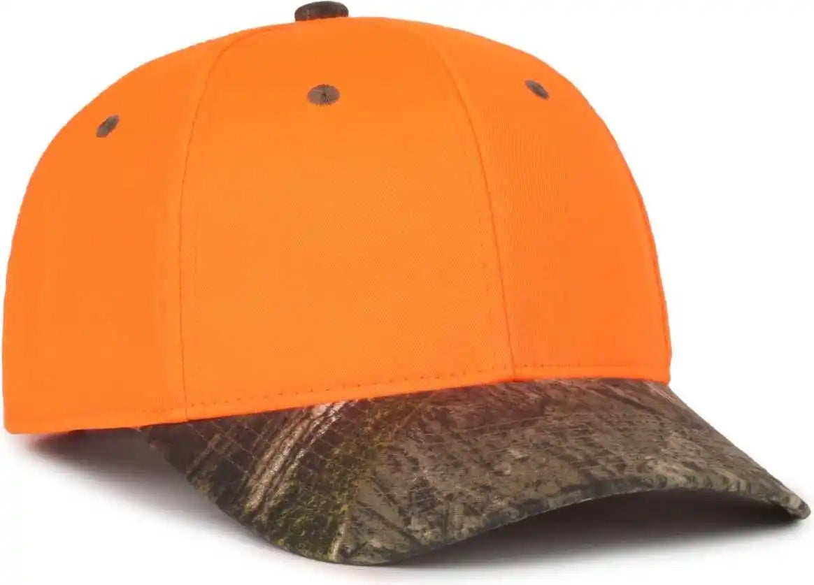 Oc Sports 202is Adjustable Cap that is Easily Visible - Blaze Mossy Oak Country Dna