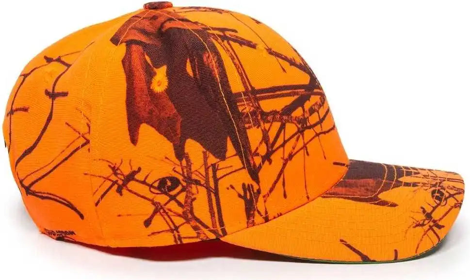 Oc Sports 301is Adjustable Cap - Mossy Oak Break Up Blaze - Adult