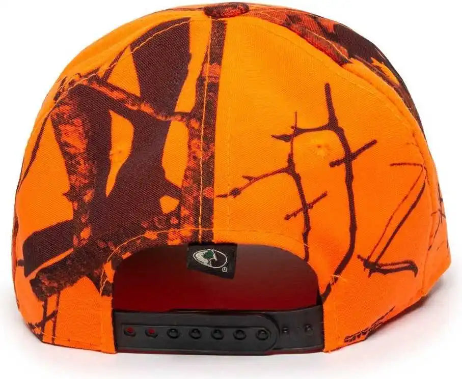 Oc Sports 301is Adjustable Cap - Mossy Oak Break Up Blaze - Adult