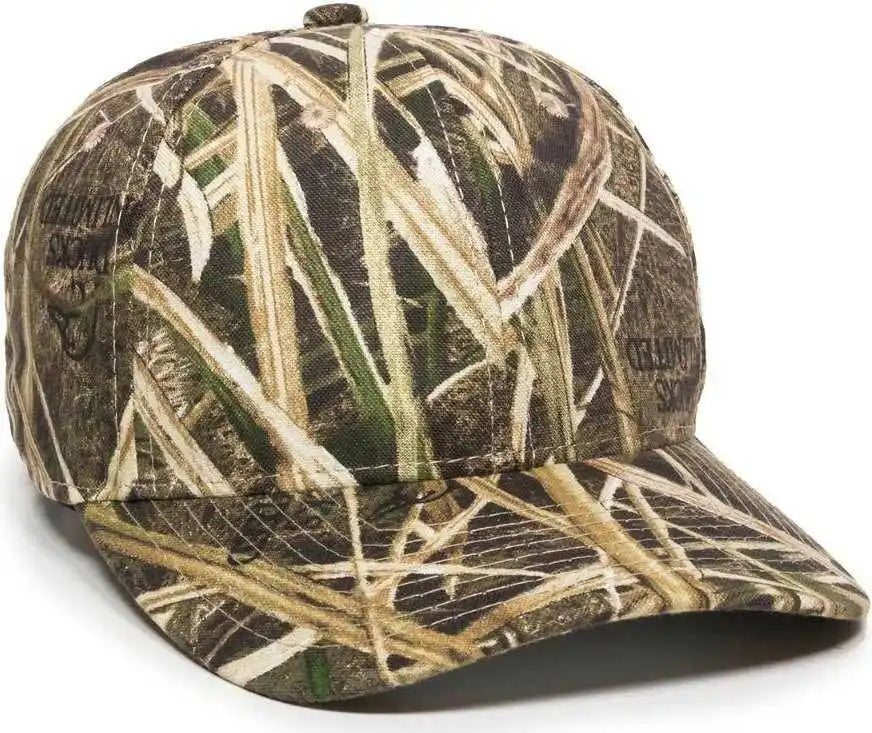 Oc Sports 301is Adjustable Cap - Mossy Oak Shadow Grass Blades Ducks Unlimited Edition - 6 3/8’’ - 7’’