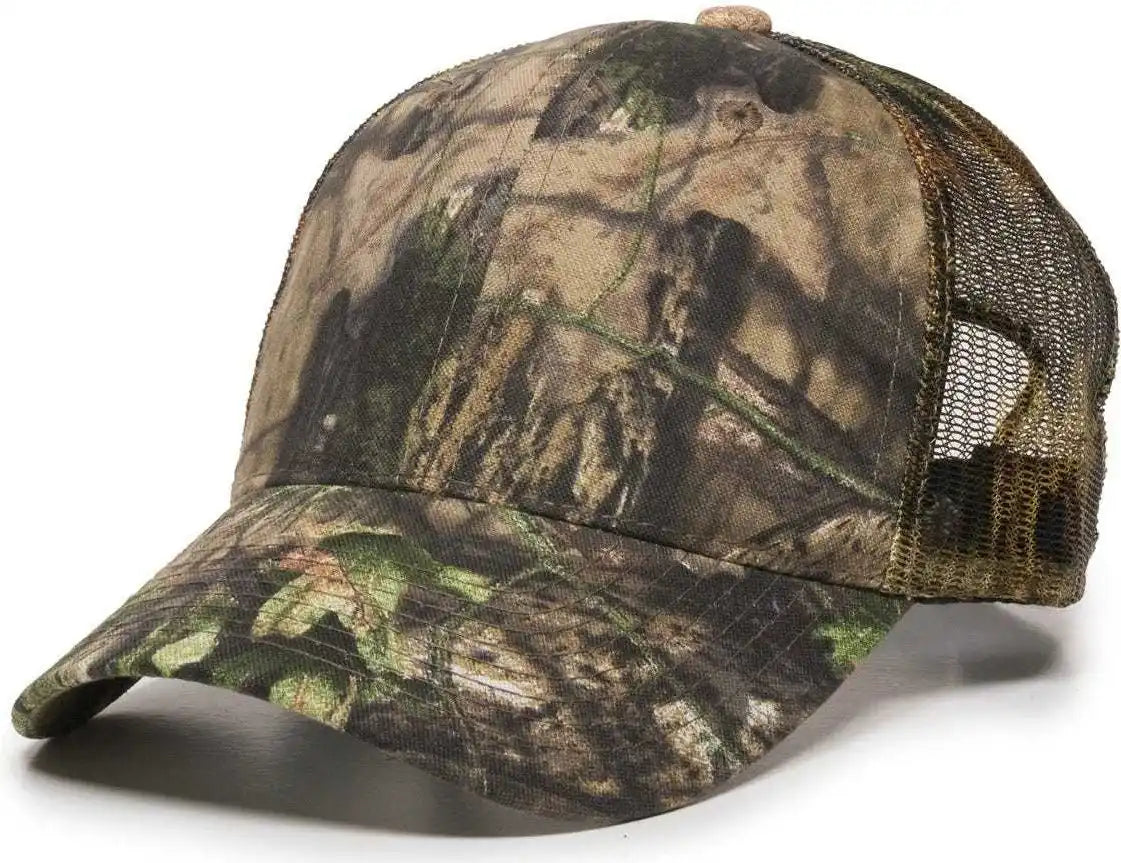 Oc Sports 315m Camo Mesh Back Cap - Mossy Oak - Break-up / 6 7/8’’ - 7 1/2’’