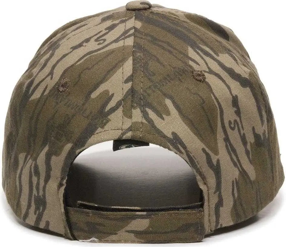 Oc Sports 350 Adjustable Cap - Original Mossy Oak Bottomland - 6 7/8’’ - 7 1/2’’
