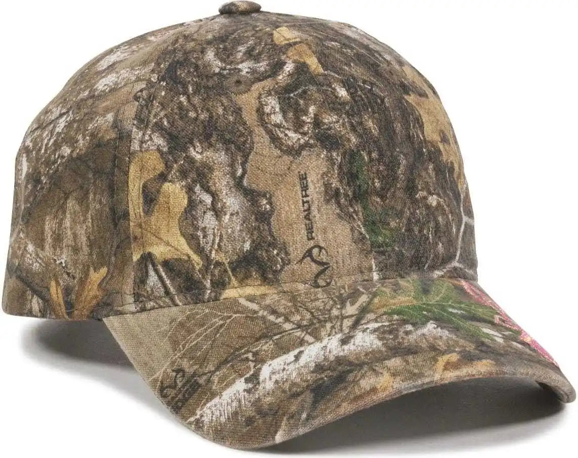 Oc Sports 360rg Adjustable Ladies Fit Cap - Realtree Edge - 6 7/8’’ - 7 1/2’’