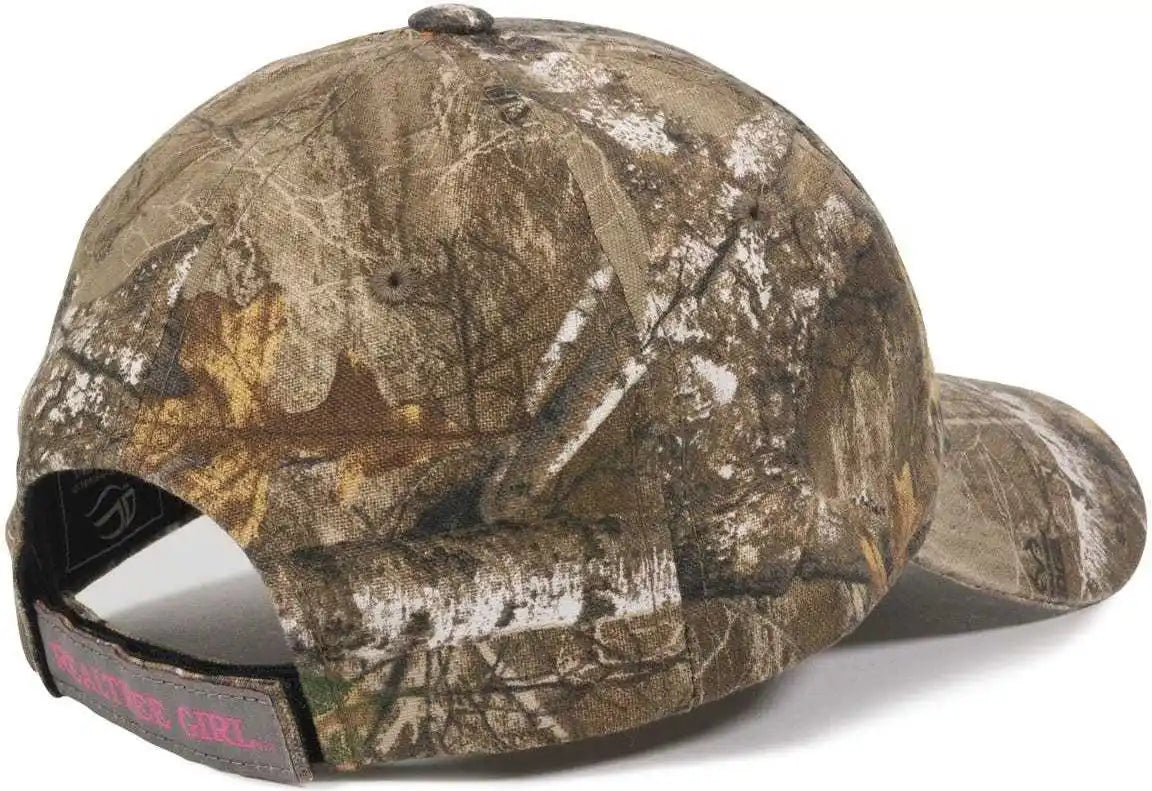 Oc Sports 360rg Adjustable Ladies Fit Cap - Realtree Edge - 6 7/8’’ - 7 1/2’’
