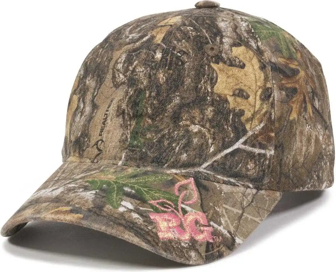 Oc Sports 360rg Adjustable Ladies Fit Cap - Realtree Edge - 6 7/8’’ - 7 1/2’’
