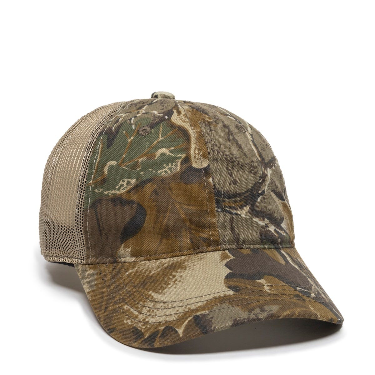 Oc Sports 430pc Adjustable Mesh Back Cap - Advantage Classic Khaki
