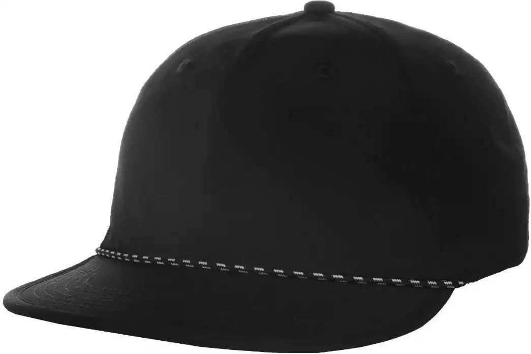 Oc Sports 504 Packable Flat Visor with Cord Cap - Black - 6 7/8’’ - 7 1/2’’