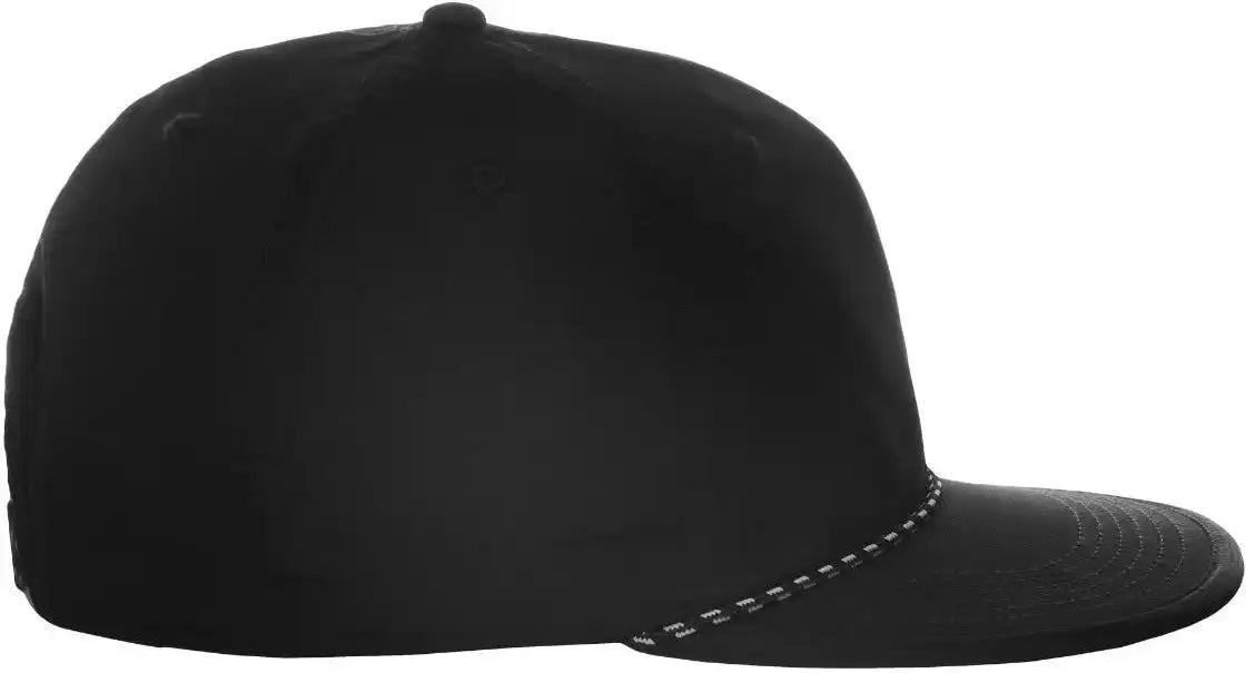 Oc Sports 504 Packable Flat Visor with Cord Cap - Black - 6 7/8’’ - 7 1/2’’