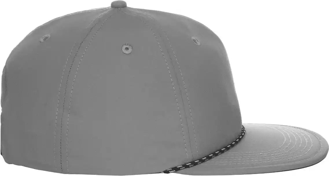 Oc Sports 504 Packable Flat Visor with Cord Cap - Gray - 6 7/8’’ - 7 1/2’’