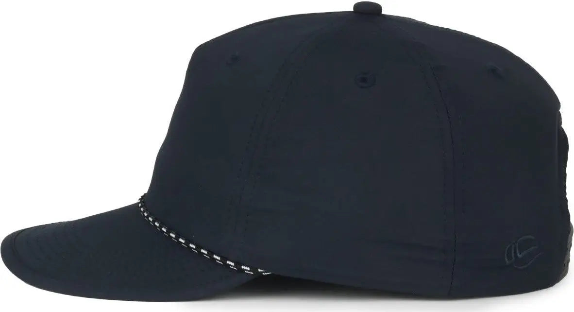Oc Sports 504 Packable Flat Visor with Cord Cap - Navy