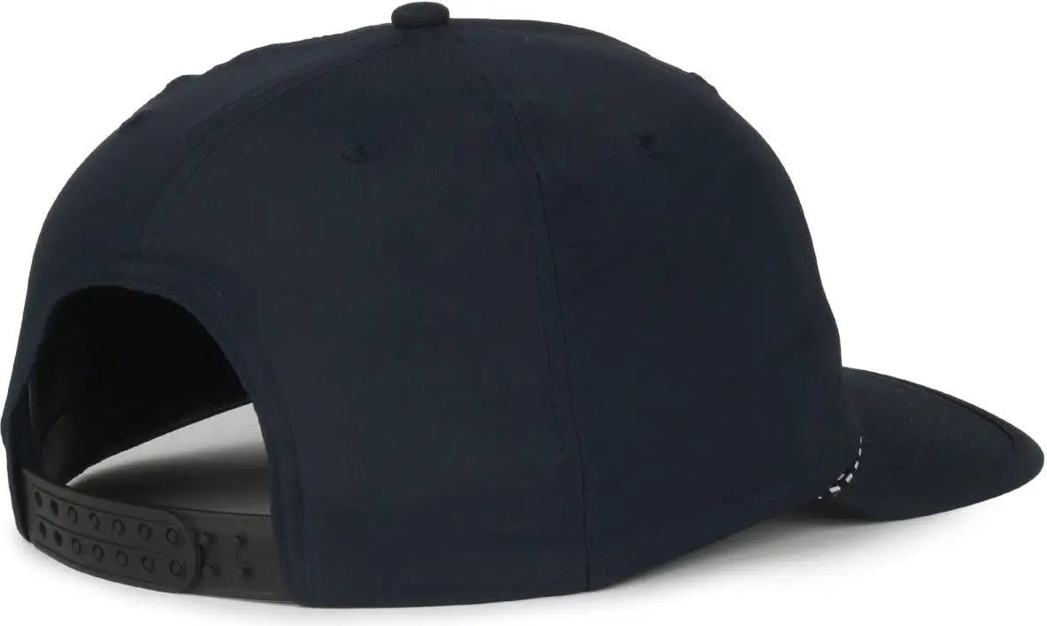 Oc Sports 504 Packable Flat Visor with Cord Cap - Navy