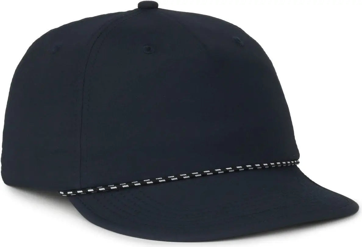 Oc Sports 504 Packable Flat Visor with Cord Cap - Navy
