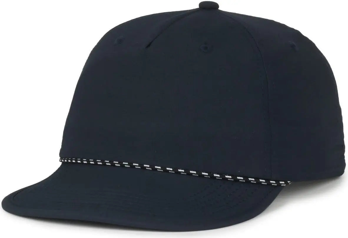 Oc Sports 504 Packable Flat Visor with Cord Cap - Navy