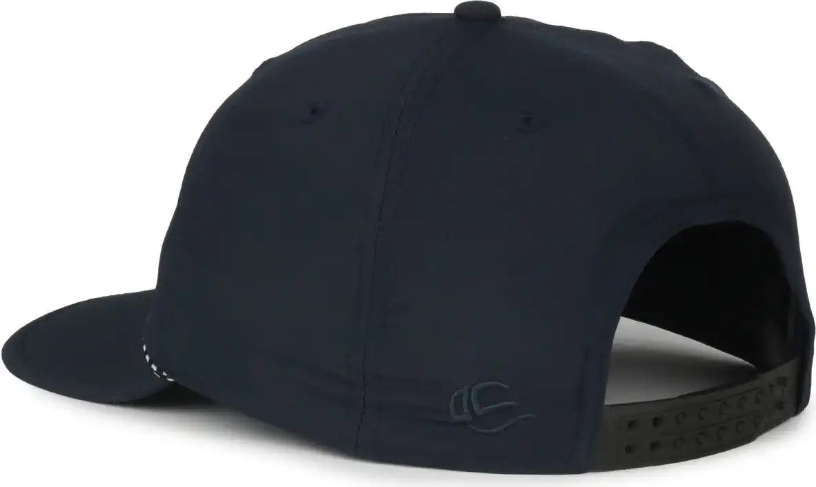 Oc Sports 504 Packable Flat Visor with Cord Cap - Navy - Osfm