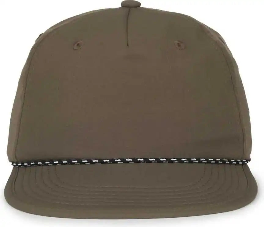 Oc Sports 504 Packable Flat Visor with Cord Cap - Olive