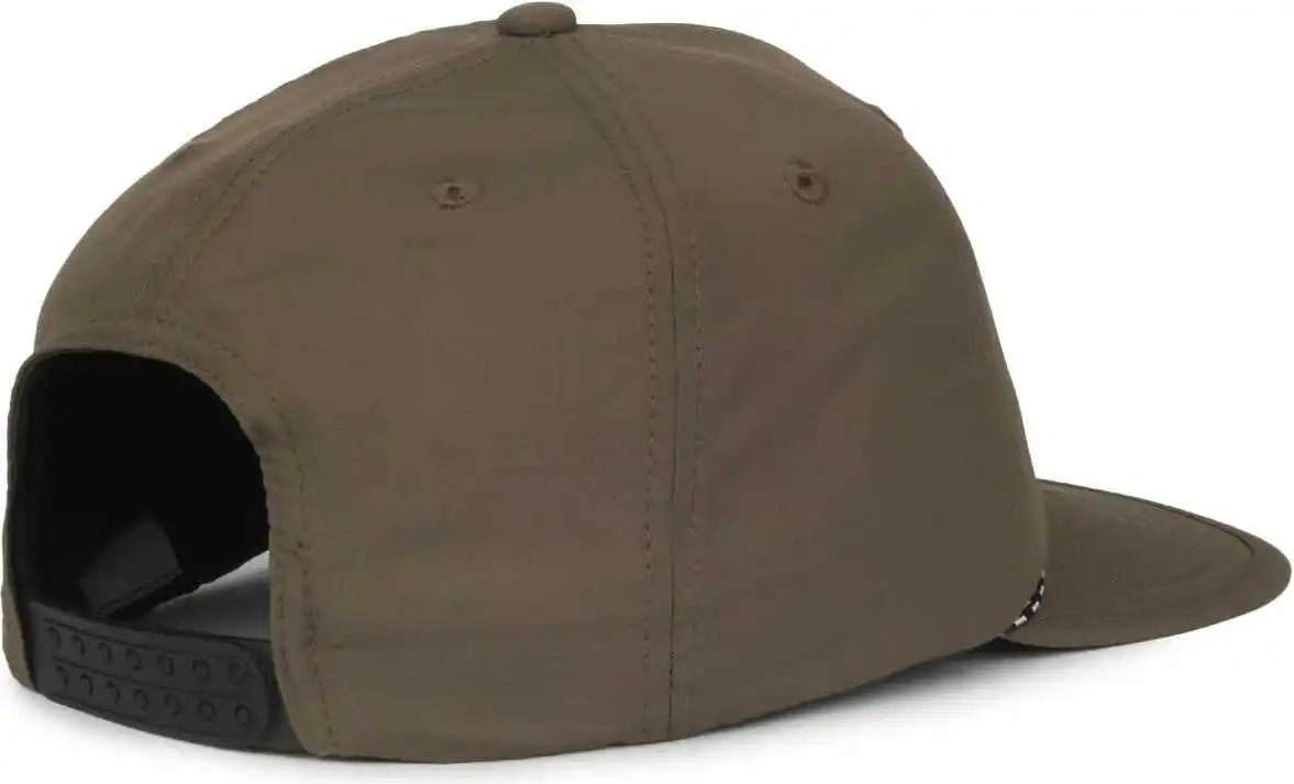 Oc Sports 504 Packable Flat Visor with Cord Cap - Olive - Osfm