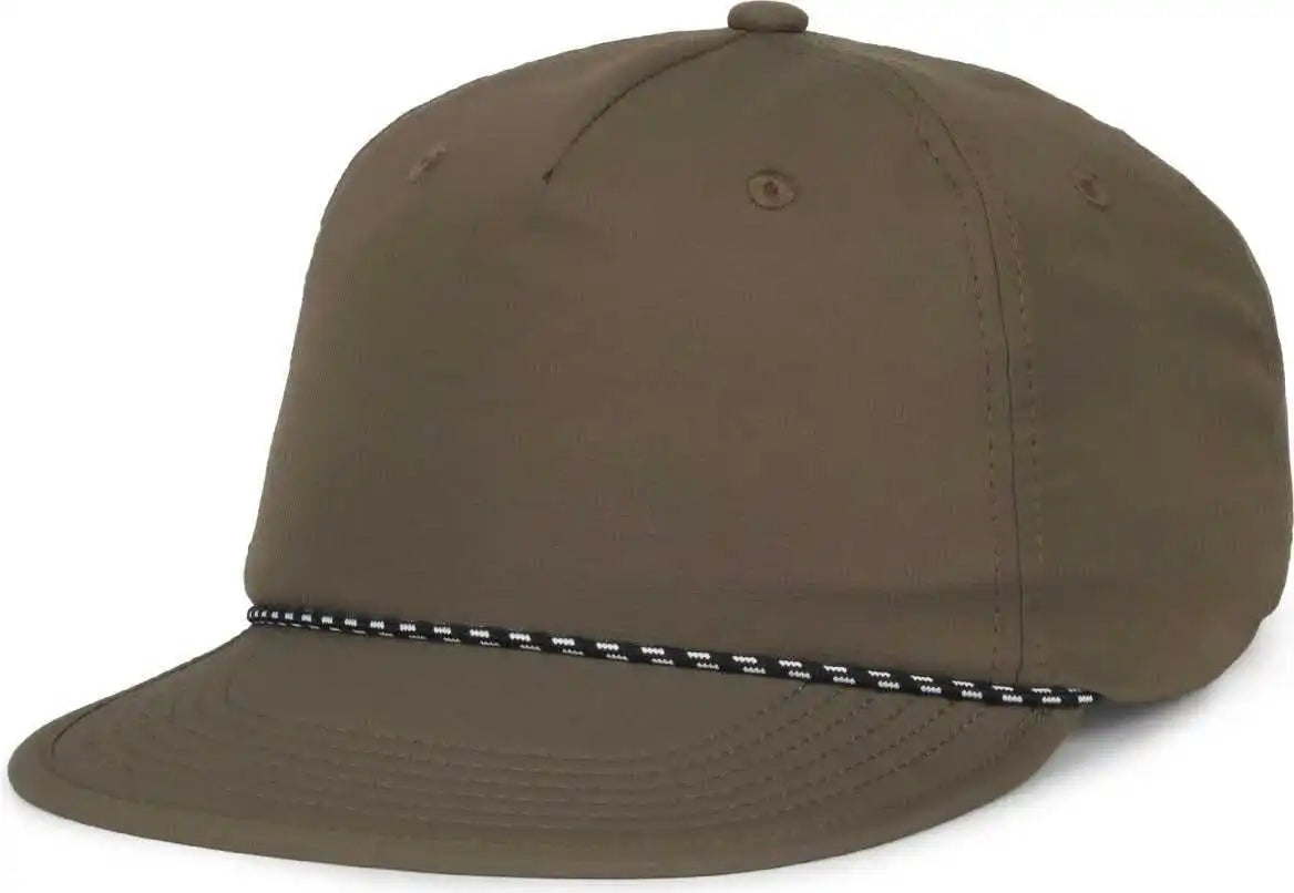 Oc Sports 504 Packable Flat Visor with Cord Cap - Olive - Osfm