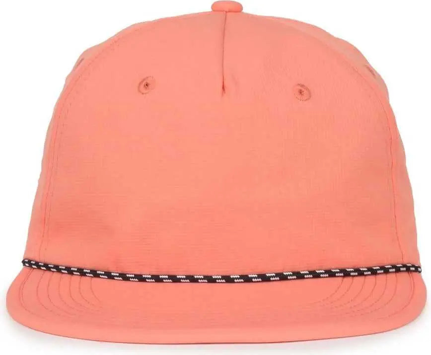 Oc Sports 504 Packable Flat Visor with Cord Cap - Salmon
