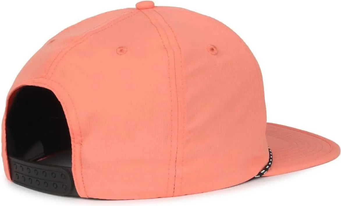 Oc Sports 504 Packable Flat Visor with Cord Cap - Salmon