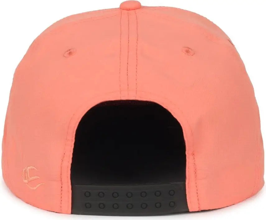 Oc Sports 504 Packable Flat Visor with Cord Cap - Salmon