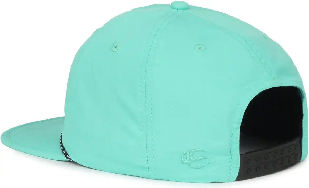 Oc Sports 504 Packable Flat Visor with Cord Cap - Sea Foam - Osfm