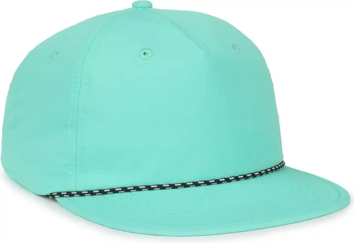 Oc Sports 504 Packable Flat Visor with Cord Cap - Sea Foam - Osfm